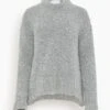 Kaisy Sweater In Grey Melange