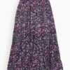 Elfa Skirt In Midnight/Pink -ULLA JOHNSON Shop 0fbec8816995101718843c6a29dedf57
