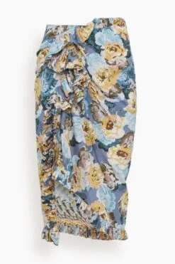 Dries Van Noten Sina Skirt In Mauve