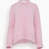 Kaisy Sweater In Soft Pink -ULLA JOHNSON Shop 1fc7c5304fb1330a4a417894811efe50
