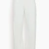 Toteme Twisted Seam Full Length Jean In Off White -ULLA JOHNSON Shop 2068a12937b9ec6cac3baee559774b40