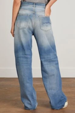 R13 Cross Over Wideleg Jean In Delancey 9 R13 Cross Over Wideleg Jean In Delancey -ULLA JOHNSON Shop 247930 3