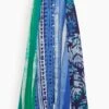 Hand-Batik Mixed Print Silk A-Line Long Skirt In Multicolor -ULLA JOHNSON Shop 261d3325310f6ddcd7dda3f8f99054f9