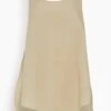 Toteme Lyocell Linen Tank In Overcast Beige -ULLA JOHNSON Shop 26321cded3eeb13c56dbcaa626c234f6