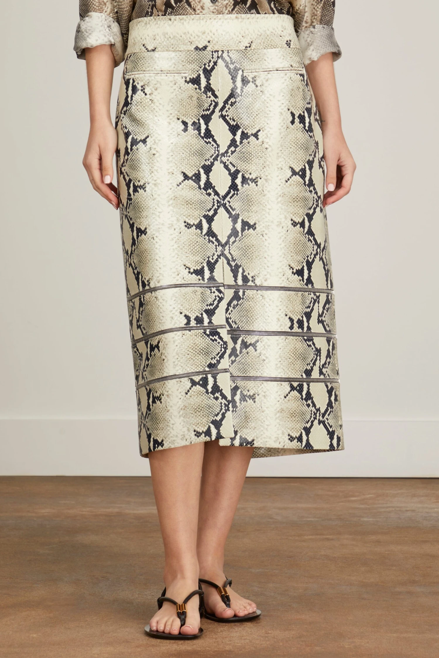 Isla Skirt In Natural 5 Isla Skirt In Natural - Image 3