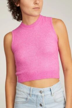 Amenita Sweater In Fluo Pink 12 Amenita Sweater In Fluo Pink -ULLA JOHNSON Shop 290683 4