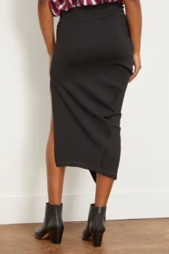 JW Anderson Asymmetric Draped Skirt In Black 9 JW Anderson Asymmetric Draped Skirt In Black -ULLA JOHNSON Shop 293589 3