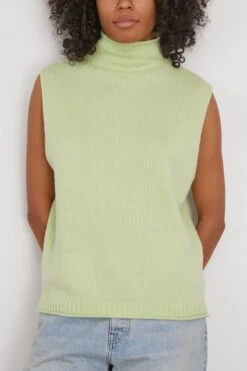Tova Vest In Mint -ULLA JOHNSON Shop 293753 2