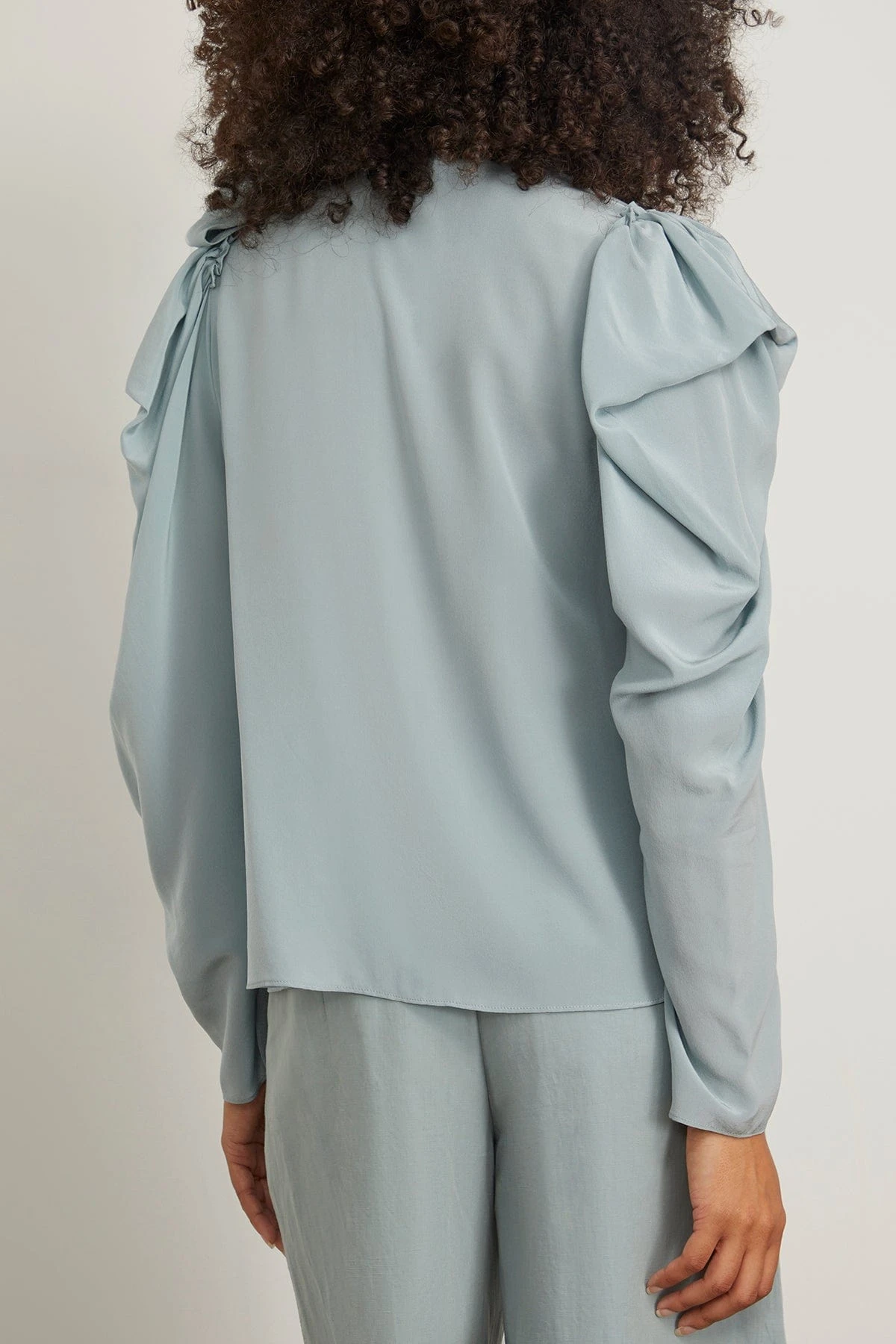 ULLA JOHNSON Brea Blouse In Agave 6 ULLA JOHNSON Brea Blouse In Agave - Image 4