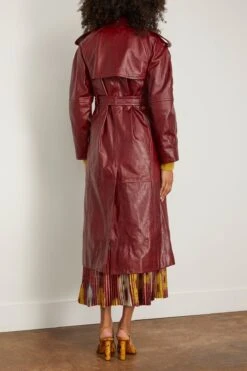 ULLA JOHNSON Marlowe Coat In Mahogany -ULLA JOHNSON Shop 297508 3