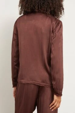 Jai Jacket In Chocolate -ULLA JOHNSON Shop 300614 3