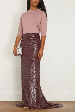 Dries Van Noten Tuan Sweater In Old Rose -ULLA JOHNSON Shop 306857 1