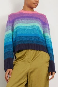 DOROTHEE SCHUMACHER Chromatic Statements Pullover In Stripes Mix -ULLA JOHNSON Shop 308982 2