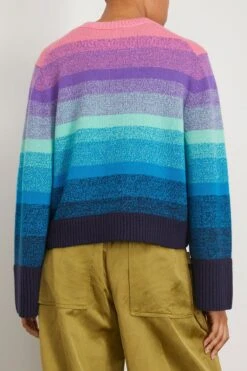 DOROTHEE SCHUMACHER Chromatic Statements Pullover In Stripes Mix -ULLA JOHNSON Shop 308982 3