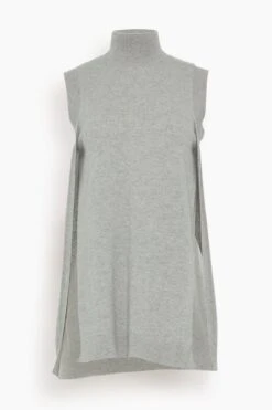 Drew Vest In Dove Grey