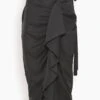 Lucille Skirt In Black -ULLA JOHNSON Shop 3d0591048de470088ac8e6141f57d051