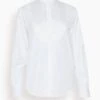 Romanciere Soie Silk Shirt In White 1 Romanciere Soie Silk Shirt In White -ULLA JOHNSON Shop 47e4a4531e1ba76fbc4d9da9281bdb75