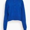 Chou Cardigan In Primary Blue -ULLA JOHNSON Shop 4b400b521444d750f574f4c06fd61e05