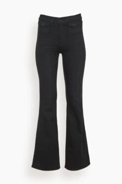 70s Boot Jean In Black Resin