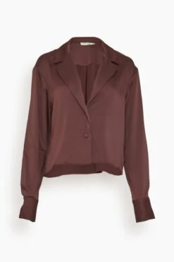 Boss Silky Shirt In Coco