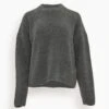 Alva Boucle Cocoon Knit Top In Charcoal -ULLA JOHNSON Shop 55826ba8c608c168d9c8ad040d3748a3