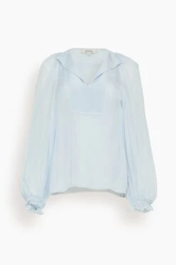 DOROTHEE SCHUMACHER Love Of Lightness Blouse In Light Blue