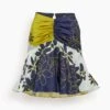 Loriana Skirt In Navy Citrine Floral -ULLA JOHNSON Shop 68ee737142d644f12a79ccc9d6de5929