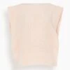 Top Sleeveless Round Neck Knit Sweater In Rosa -ULLA JOHNSON Shop 6a1beb35dc37c35e8a7c2716c2c944bc