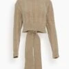 MM6 Maison Margiela Cable Knit Cropped Sweater In Beige 2 MM6 Maison Margiela Cable Knit Cropped Sweater In Beige -ULLA JOHNSON Shop 721521c1b20b79bbe528b5fbf3065730