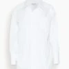 Petra Cotton Poplin Oversize Shirt In White 2 Petra Cotton Poplin Oversize Shirt In White -ULLA JOHNSON Shop 72e540075a4a62c0fb41c2279a3765fc
