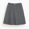 Skirt In Melange Anthracite 1 Skirt In Melange Anthracite -ULLA JOHNSON Shop 787c3af654cf01077528e4fb3685219e