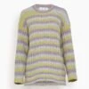 Samsoe Samsoe Jeni Crew Neck Sweater In Multicolor -ULLA JOHNSON Shop 7bb8322c5be1bffe08b5a91d31be5763