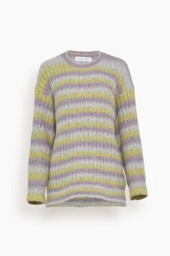 Samsoe Samsoe Jeni Crew Neck Sweater In Multicolor