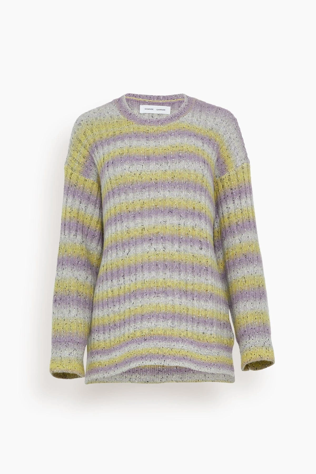 Samsoe Samsoe Jeni Crew Neck Sweater In Multicolor 3 Samsoe Samsoe Jeni Crew Neck Sweater In Multicolor