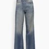R13 Cross Over Wideleg Jean In Delancey