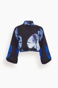 Adedara Top In Blue-Multi