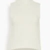 Marceline Sleeveless Cashmere Turtleneck In Gardenia -ULLA JOHNSON Shop 7ceb2c112320428867bb2b7e06ef237c