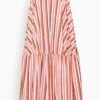 Long Skirt In Orange Pink Black Stripe -ULLA JOHNSON Shop 8423f794254060d886f27ed0d90f78b1