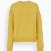 The Ivy Jumper In Canary Yellow -ULLA JOHNSON Shop 8dc6ea25d201e2b77af4f3c4e6fbbcd3