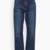 MV Boulder Wide Straight Jean In Dark Blue