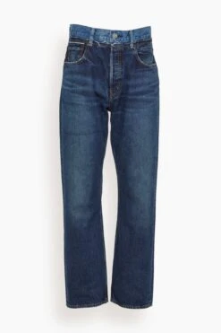 MV Boulder Wide Straight Jean In Dark Blue