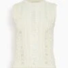 SEA Dentelle Knit Tank Top In Arctic 2 SEA Dentelle Knit Tank Top In Arctic -ULLA JOHNSON Shop 92f28ca4635396e67231dd760045aba0