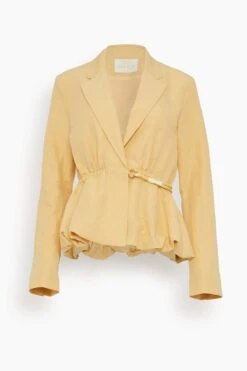 ULLA JOHNSON Talie Blazer In Dune