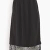 SEA Lorraine Lace Combo Slip Skirt In Black -ULLA JOHNSON Shop 953650eb323a234128c4f9628ef4802b