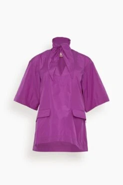 Short Sleeve Shirt In Cardinal