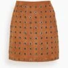 Delilah Eyelet Suede Mini Skirt In Tobacco -ULLA JOHNSON Shop 9c0caf3e84e8bf43cc15cf70589f969d