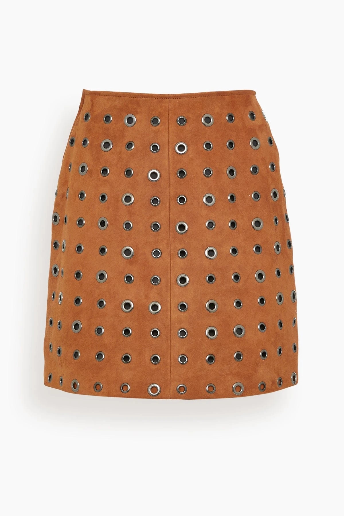 Delilah Eyelet Suede Mini Skirt In Tobacco 3 Delilah Eyelet Suede Mini Skirt In Tobacco