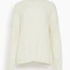 Vilma Sweater In Cream -ULLA JOHNSON Shop 9e8f881fe2c2bfb6f896c49156921bd9