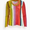 Scoop Neck Striped Knit Top In Rainbow Multi 1 Scoop Neck Striped Knit Top In Rainbow Multi -ULLA JOHNSON Shop 9e9330f166cfc5db7652b6472beed12f