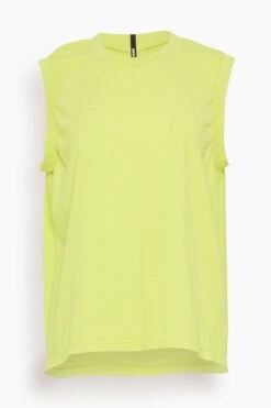 Muscle Tank In Neon Green